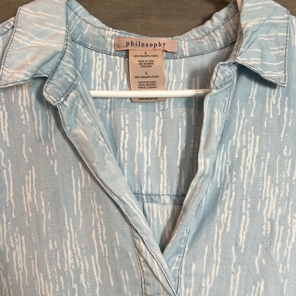 Chambray Shirt Dress - Picture 2 of 4